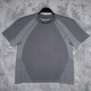 Lululemon Seamless Training Short Sleeve Shirt Gray Size 14